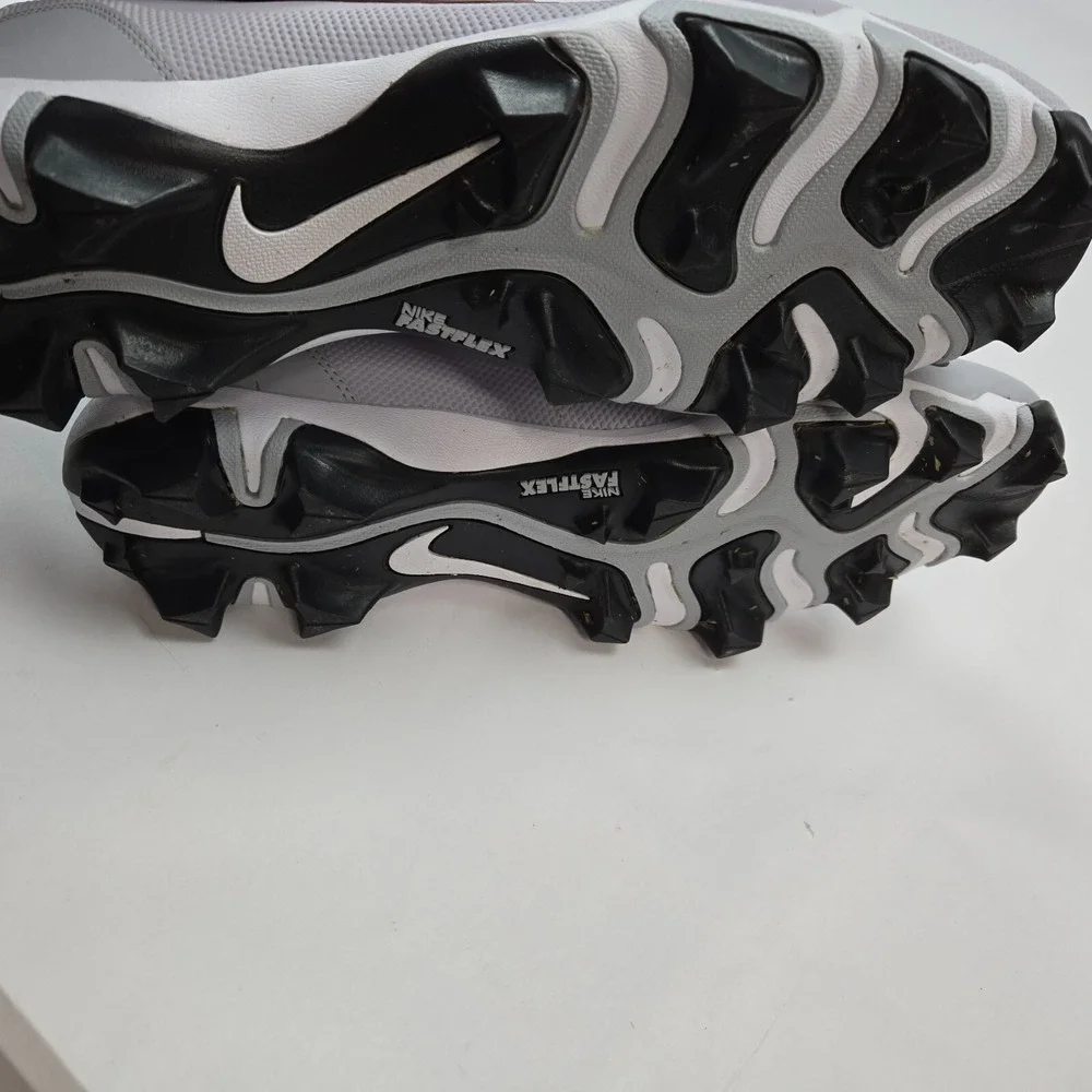 Nike Force Trout‎ 9 Keystone Grey White Cleats Mens Size 12 FB9728-002